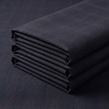 Charcoal Windowpane Premium Trouser Fabric