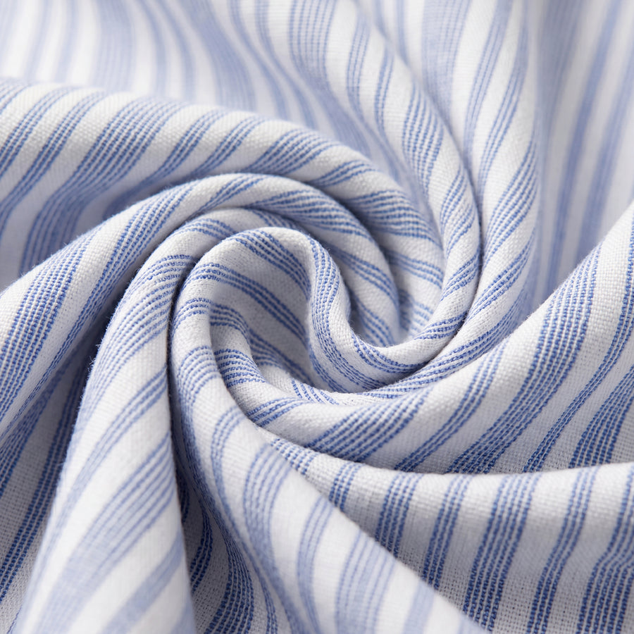Light Blue Stripe  Shirt Fabric
