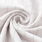 White Window Check  Shirt Fabric