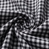 Black & White Micro Check Shirt Fabric